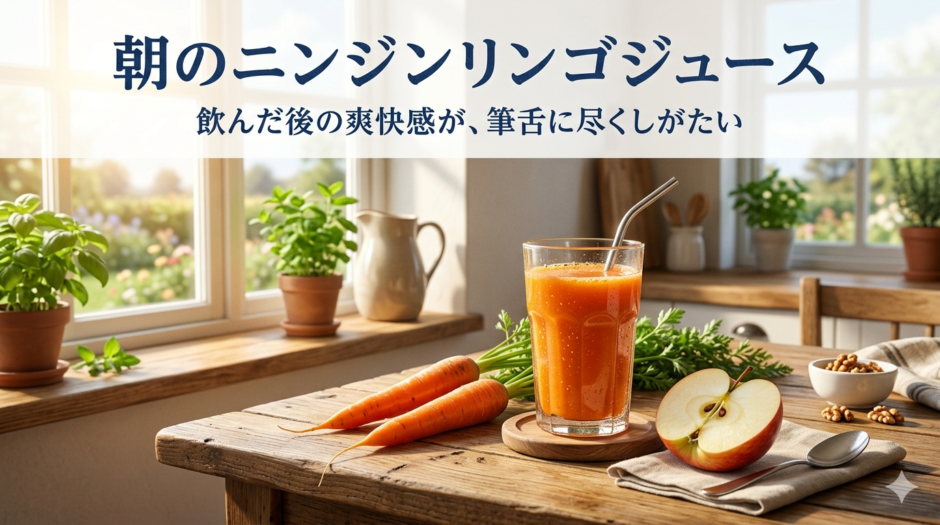 ニンジンリンゴジュース