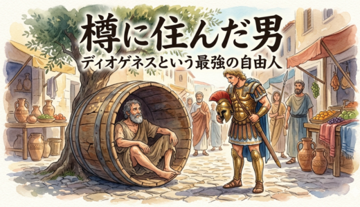 樽に住んだ男——ディオゲネスという最強の自由人