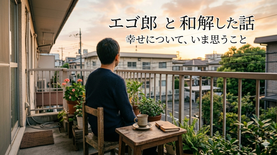 エゴ郎と和解した話 幸せについて、いま思うこと