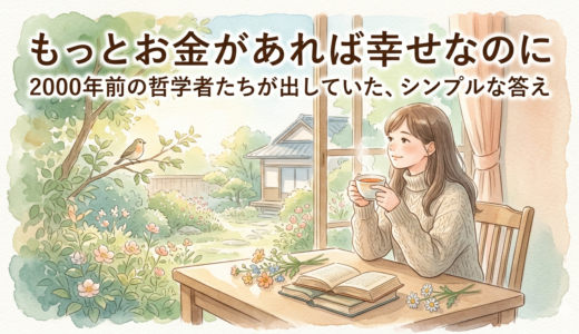 もっとお金があれば幸せなのに——昔の哲学者や仏陀が出していた、シンプルな答え