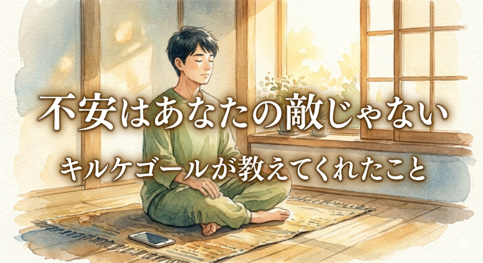 不安はあなたの敵じゃない キルケゴールが教えてくれたこと