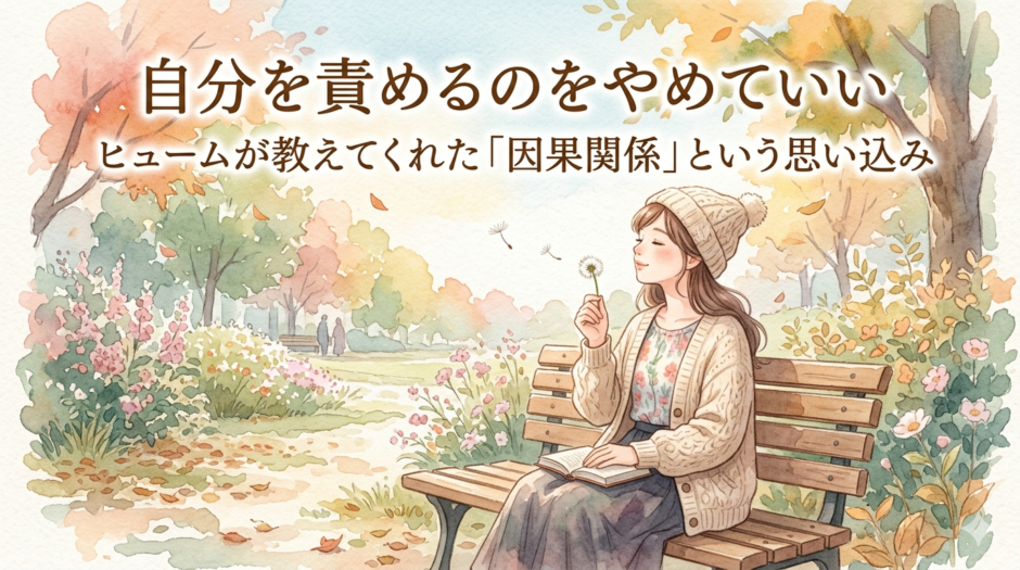 公園のベンチに座り、タンポポの綿毛をそっと風に飛ばしている女性