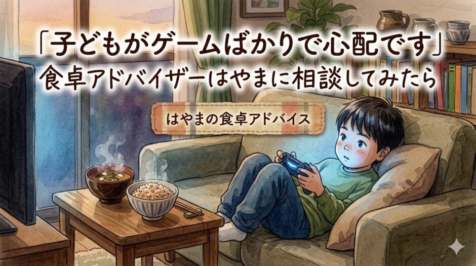 ゲームする子ども