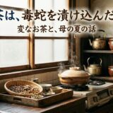 ハブ茶は、毒蛇を漬け込んだお茶？——変なお茶と、母の夏の話