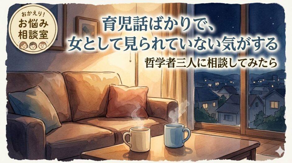 リビングに並ぶ2つのカップ