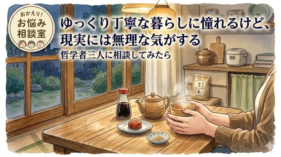 梅しょう番茶を飲む女性