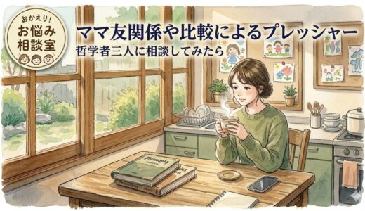 ママ友関係や比較によるプレッシャー——哲学者三人に相談してみたら