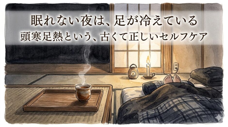 布団から出ているつま先
