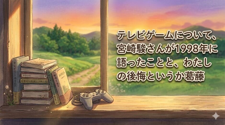 本とゲームコントローラー