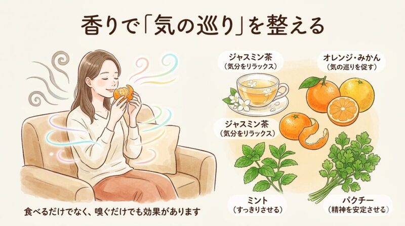 香りで「気の巡り」を整える