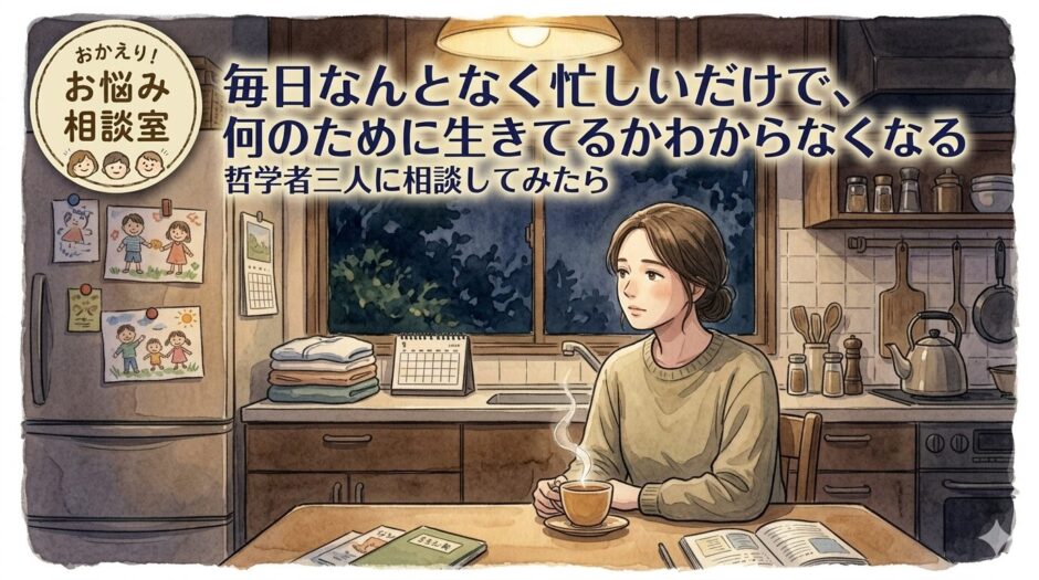 悩むママ