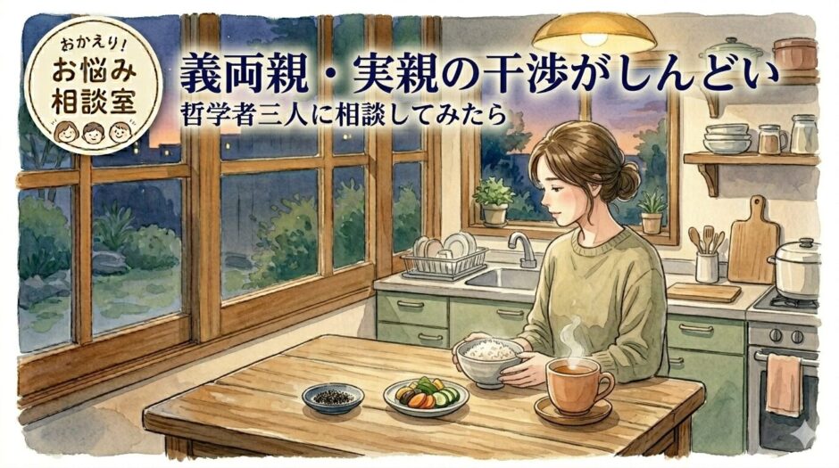 ため息をつく女性
