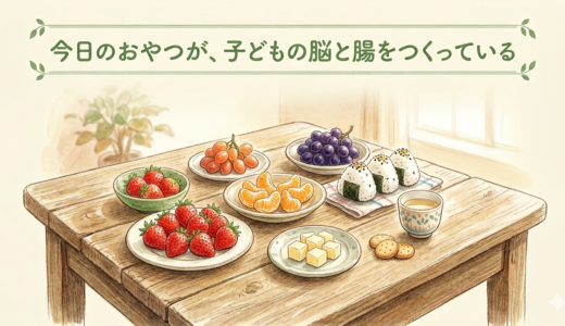 今日のおやつが、子どもの脳と腸をつくっている