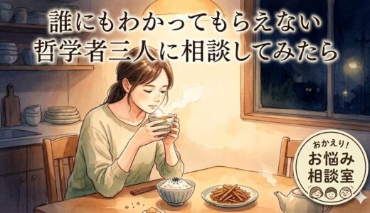 誰にもわかってもらえない——哲学者三人に相談してみたら