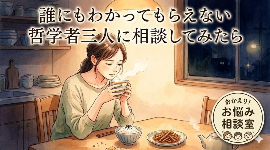 女性がお茶を飲む
