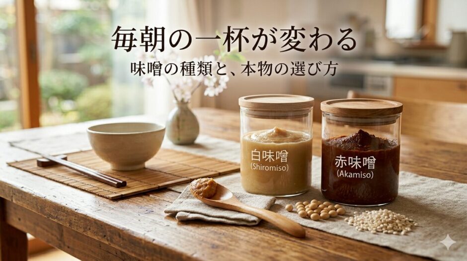豆味噌と米味噌