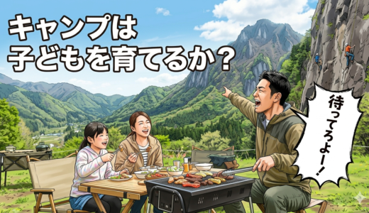 金峰山　戻ってこいよと　吾をよぶ 「待ってろよー！」 キャンプは子どもを育てるか本気で検証し語る記事