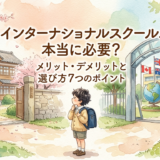 インターナショナルスクールと日本の学校