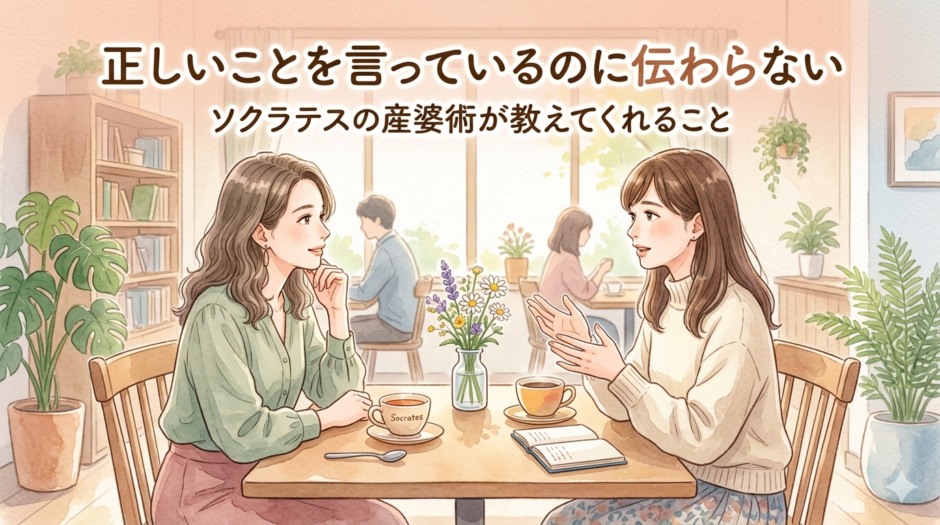 正しいことを言っているのに伝わらない——ソクラテスの産婆術が教えてくれること