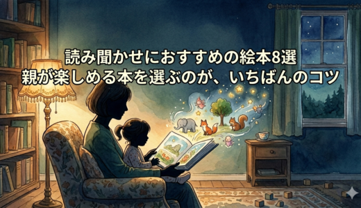 読み聞かせにおすすめの絵本8選｜親が楽しめる本を選ぶのが、いちばんのコツ