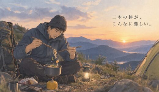 たかが二本の棒、されど日本の棒。——箸を忘れた日、先人の知恵と苦労を思い知る