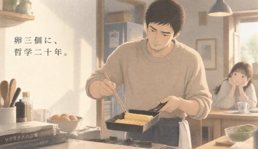 卵焼きの失敗に哲学で言いわけする父の話