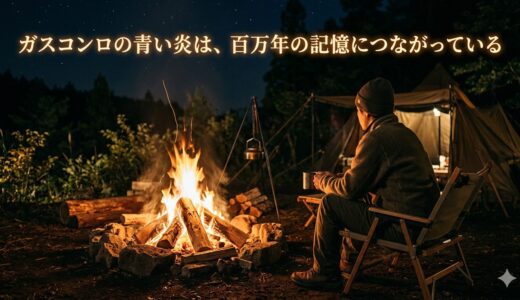 ガスコンロの青い炎は、百万年の記憶につながっている