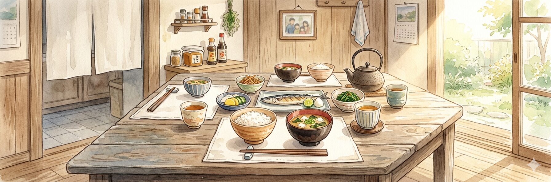 誰も頼んでないけど、わたしがやる。——和食で、家族の健康を守る話