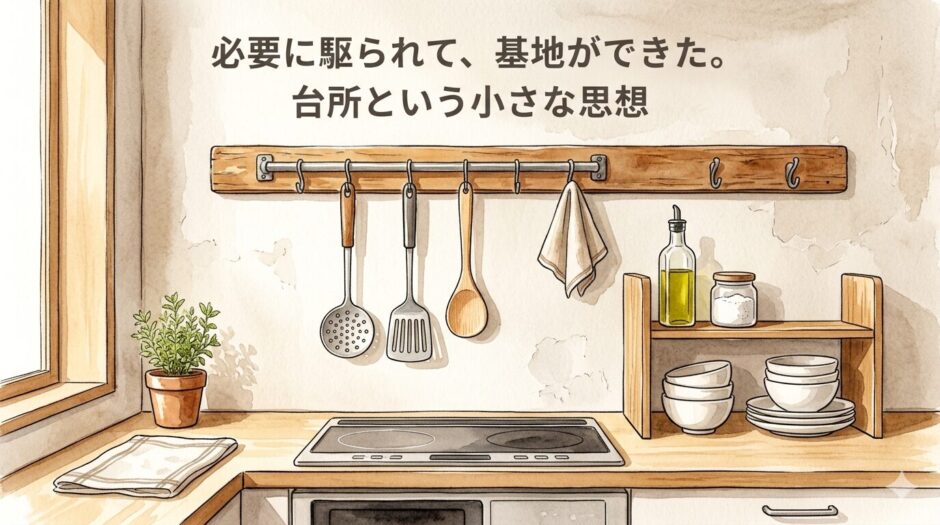 機能的なキッチンの収納