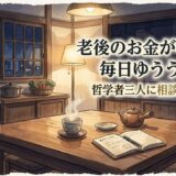 老後のお金が不安で、毎日ゆううつです——哲学者三人に相談してみたら