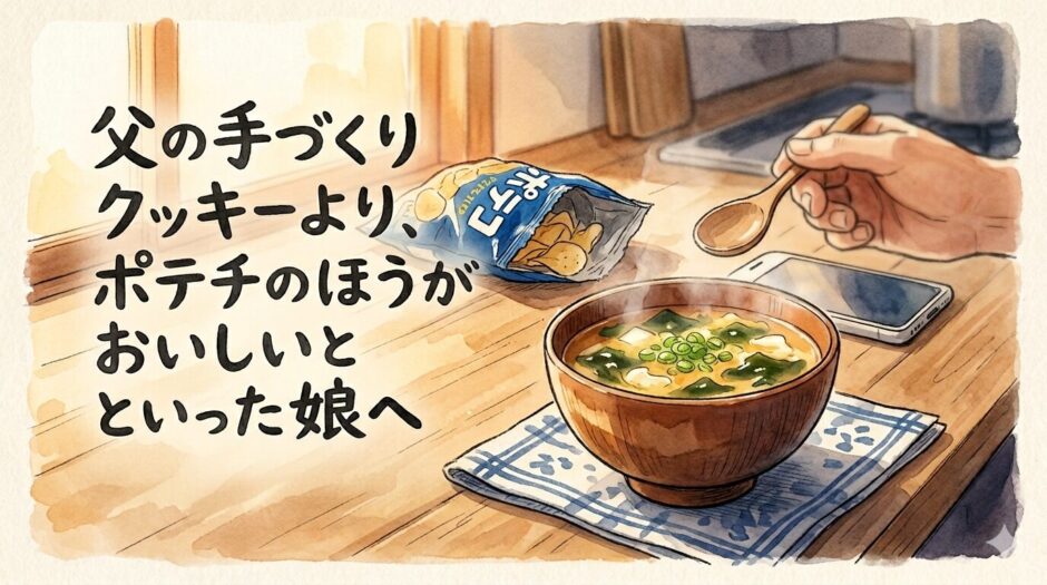 味噌汁とぽてち