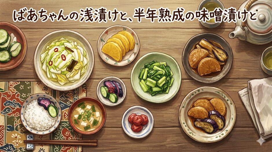 いろんな漬け物