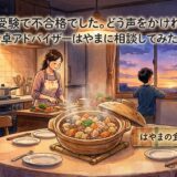 「娘が中学受験で不合格でした。どう声をかければいいか」——食卓アドバイザーはやまに相談してみたら