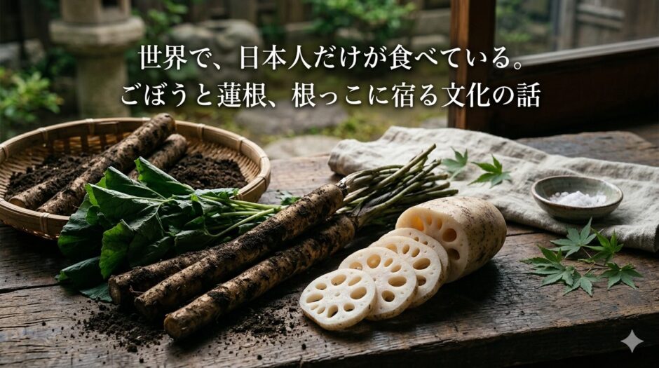 ゴボウとレンコン