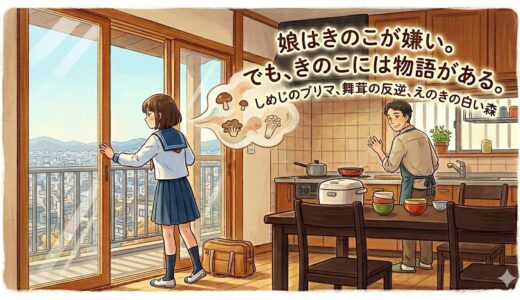 娘はきのこが嫌い。でも、きのこには物語がある。——しめじのプリマ、舞茸の反逆、えのきの白い森