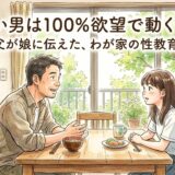 若い男は100%欲望で動く——父が娘に伝えた、わが家の性教育。