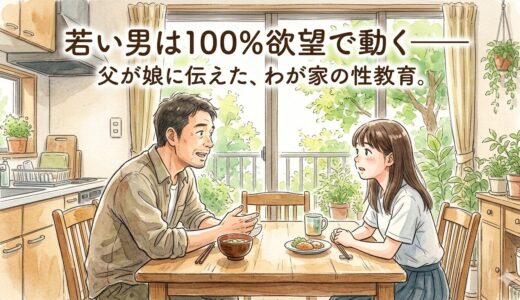 若い男は100%欲望で動く——父が娘に伝えた、わが家の性教育。