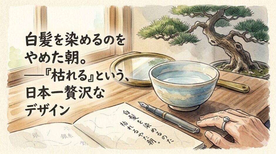 枯れた盆栽