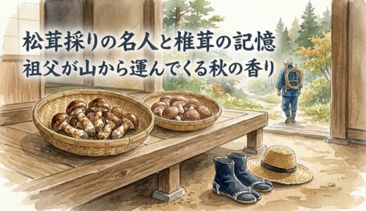 松茸採りの名人と椎茸の記憶――祖父が山から運んでくる秋の香り