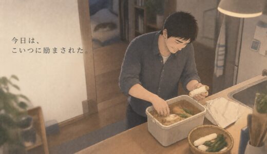 ぬか床が、そっと励ましてくれた夜