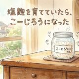 塩麹を育てていたら、こーじろうになった