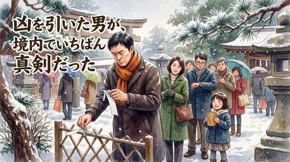 凶を引いた父