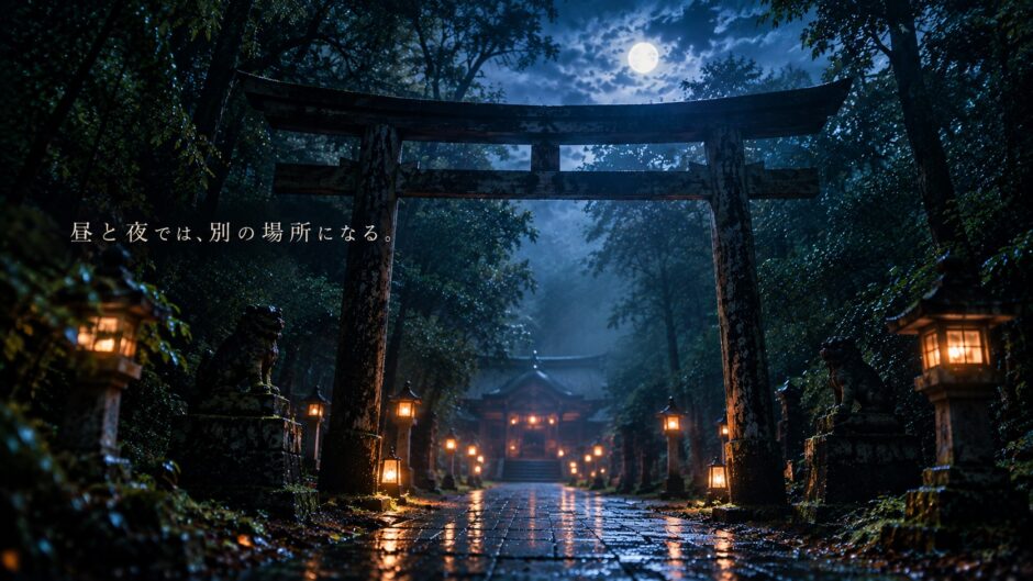 夜の神社