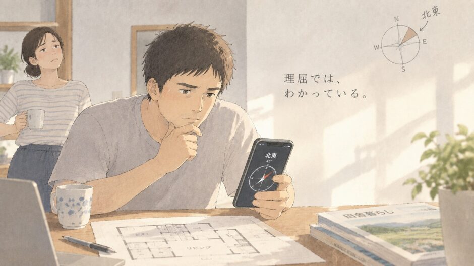 悩む父