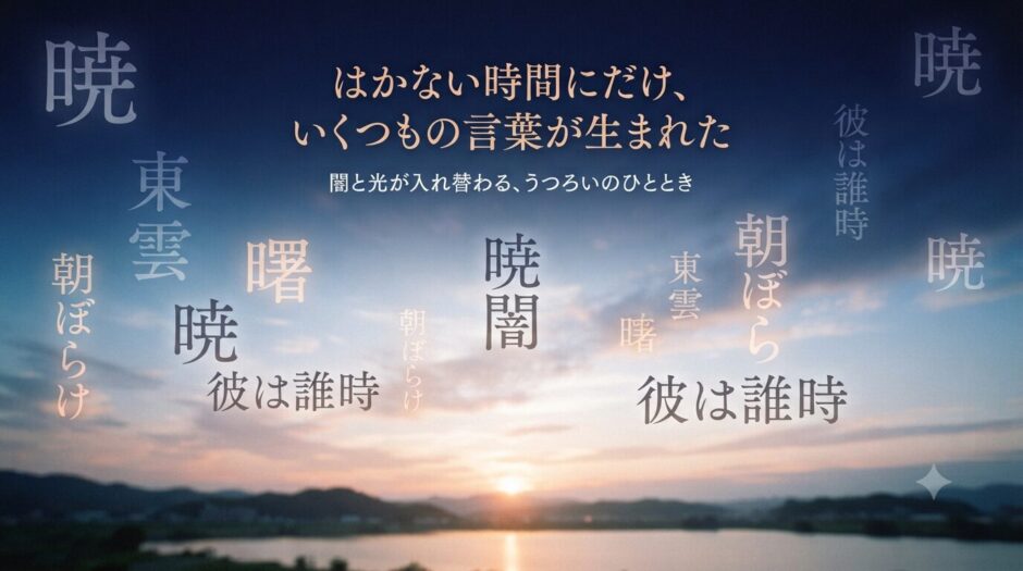夜明けの名