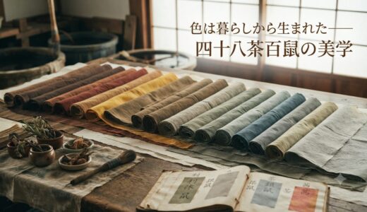 色は暮らしから生まれた——四十八茶百鼠の美学