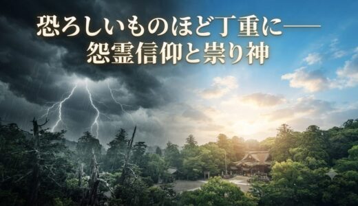 恐ろしいものほど丁重に——怨霊信仰と祟り神