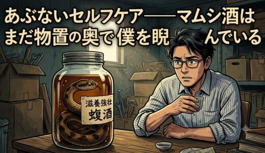 あぶないセルフケア——マムシ酒はまだ物置の奥で僕を睨んでいる