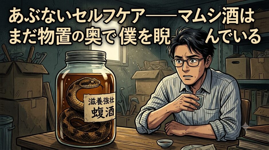 マムシ酒と物書き
