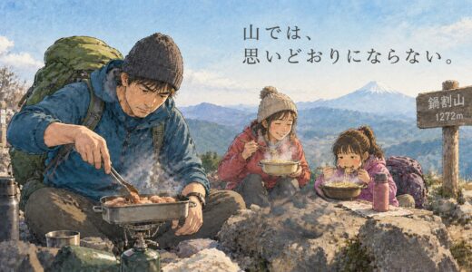 ヒルは父を選ぶ——塩のよく効いた鍋割山で食べる鍋焼きうどん